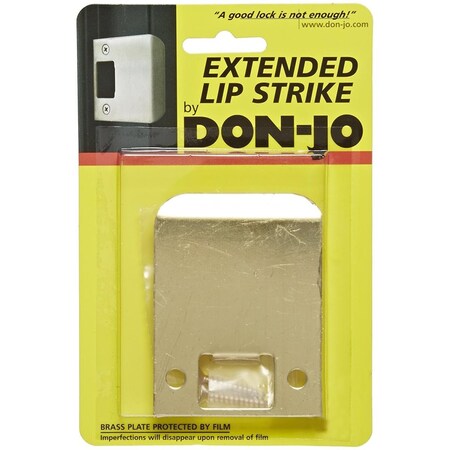 Don-Jo Don-Jo Manufacturing EL 115-619 2.25 x 1.5 in. Satin Nickel Extended Lip Door Strikes EL 115-619